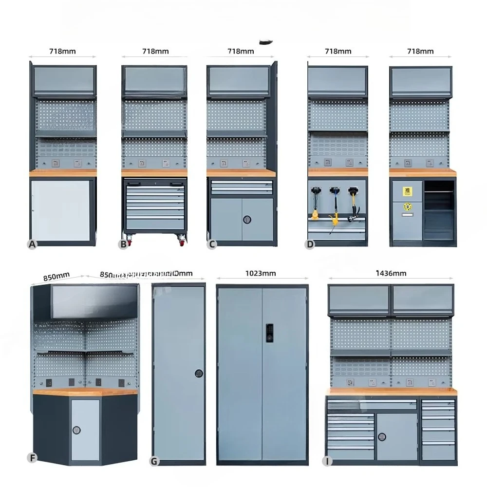 Rockshell Industrial Workshop Tool Cabinet Mechanical Workshop Furniture Tools Storage Organizer Garage Organizer Cabinets