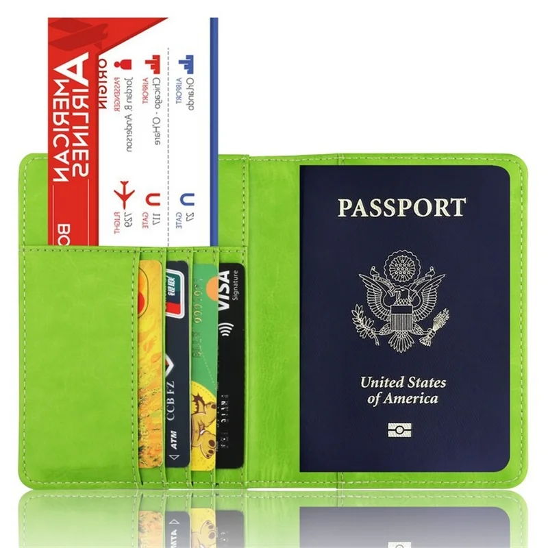 Australia Travel Passport Cover Wallet Unisex Business Multifunction Credit Card Purse Organizer Case