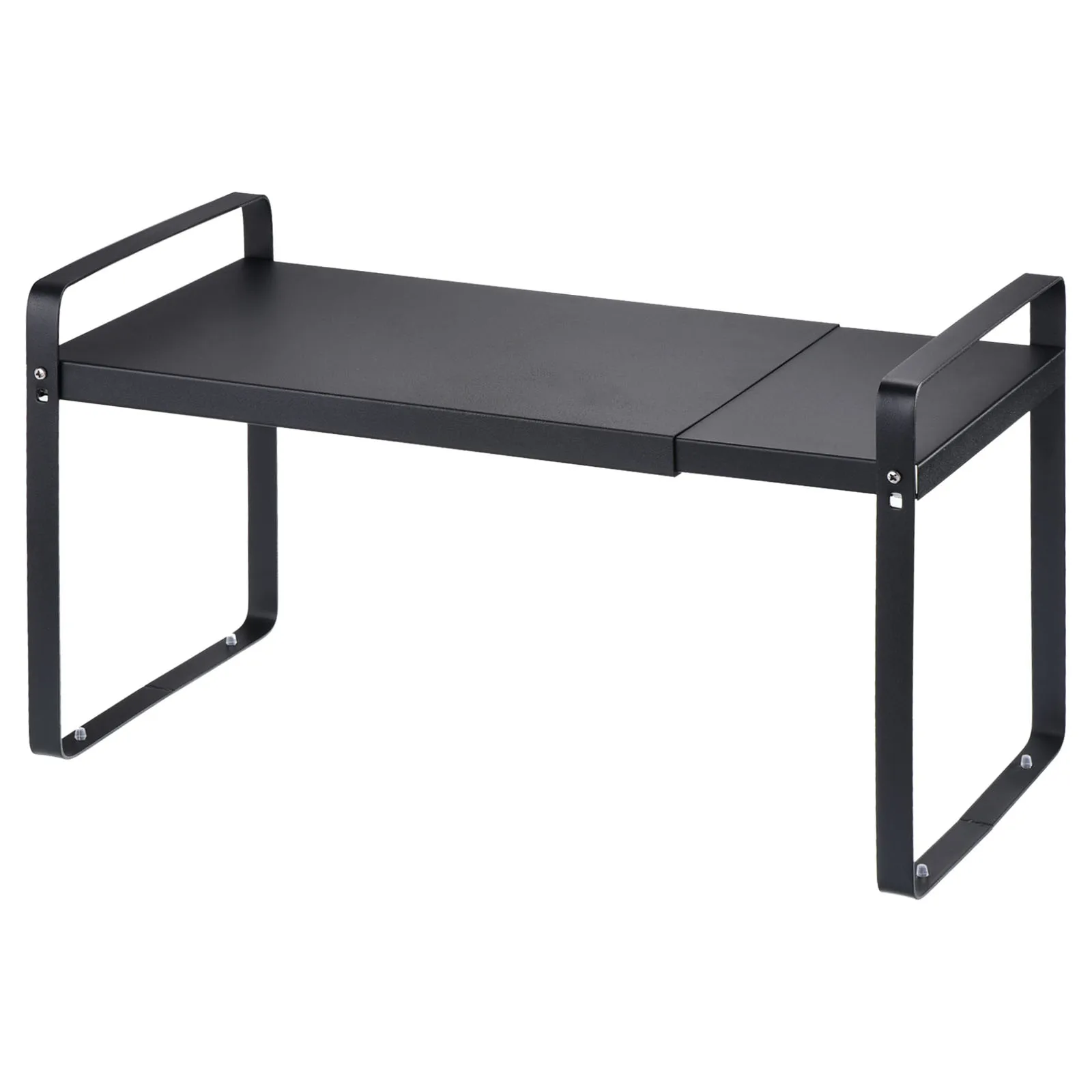 

Expandable Cabinet Shelf Organizers, Kitchen Counter Shelves, Metal Spice Racks, Stackable Counter Storage Shelf for Bathroom