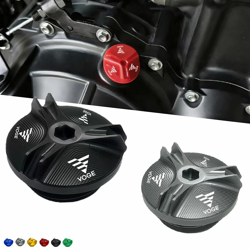 Motorcycle Engine Oil Filler Cup Plug Cover Cap Screw For Voge Sr4 Max 500R 500AC 500DS 300AC 300R 650 600 DS 300 Rally 250