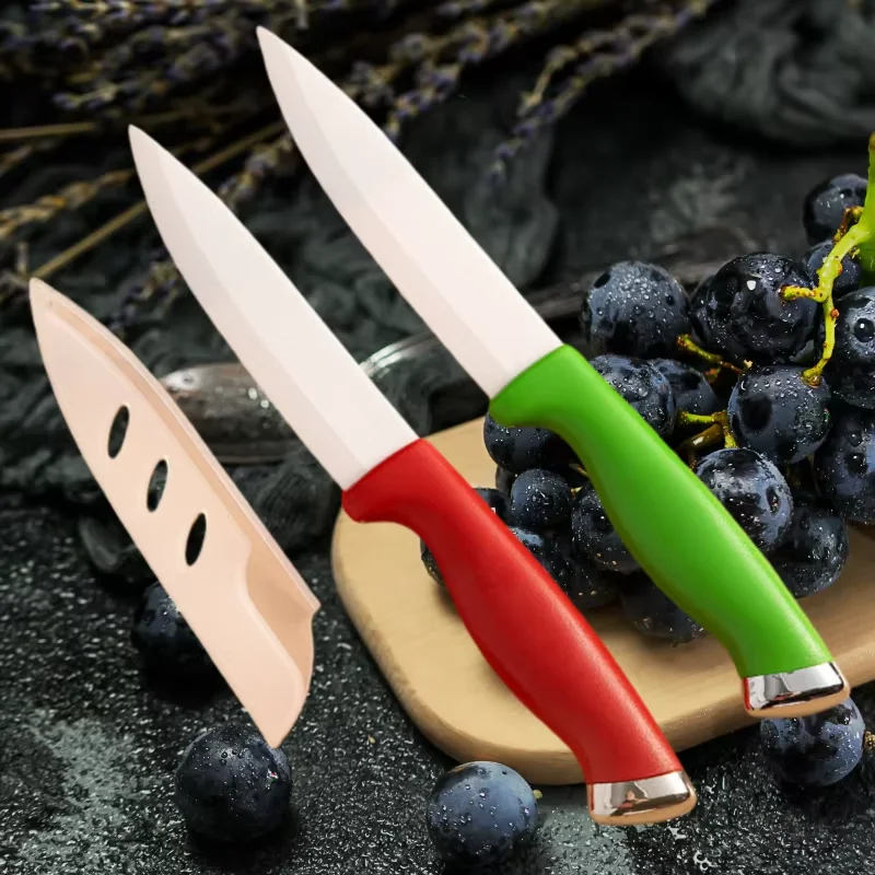 1/3Pcs Kitchen Ceramic Knife Set Professional Chef Knife With Sheaths Super Sharp Rust Proof Stain Kitchen Acceesories