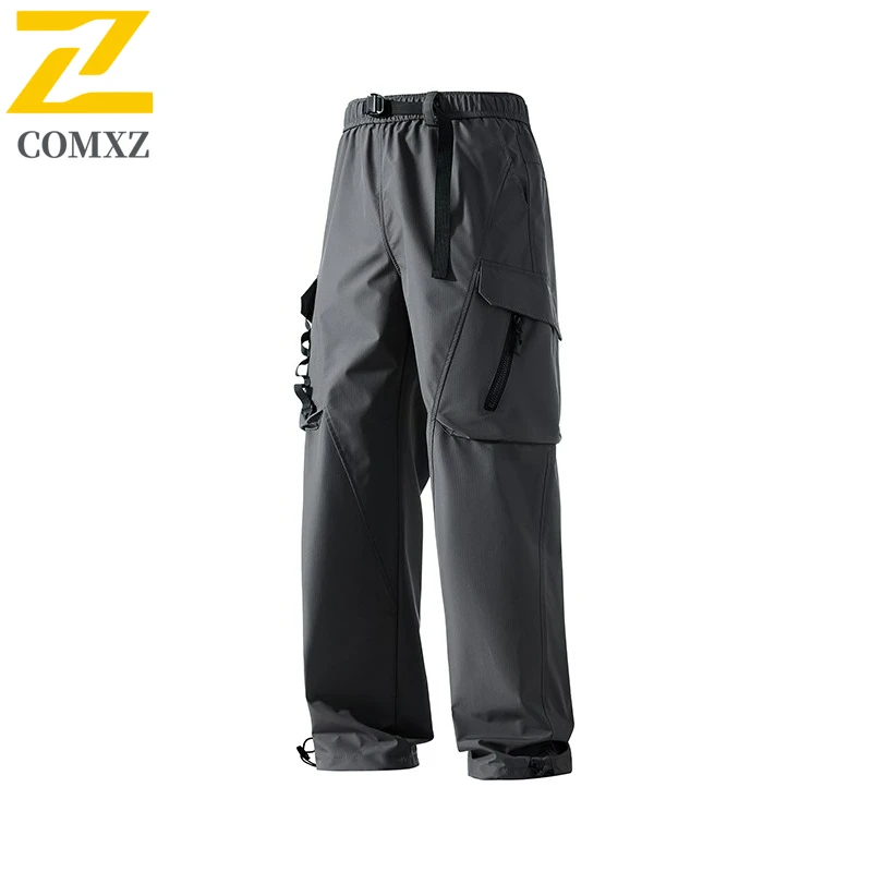Branded Men's Cargo Pants 2025 New Autumn Retro Jogger Training Wide Leg Trousers Breathable Fashion Casual Collection Pants