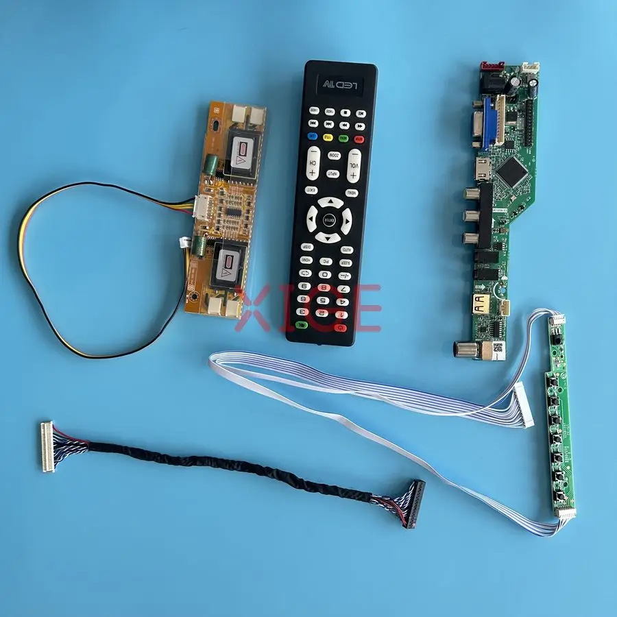 

Screen Drive Controller Board Fit M170EN07 M170EG01 M170EG02 M170EU01 1280*1024 1280x1024 4-CCFL USB+AV+VGA+HDMI 30 Pin LVDS Kit