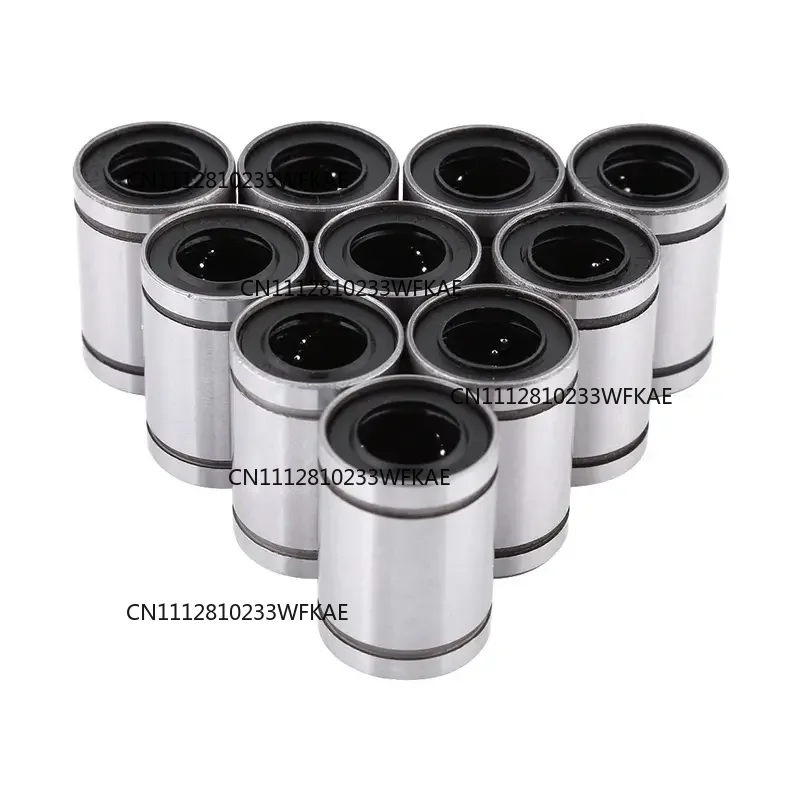 10pcs LM8 LM8UU LM3UU LM10UU LM16UU LM6UU LM12UU LM14UU Linear Bushing 8mm CNC Linear Bearings for Rods Rail Linear Shaft Parts