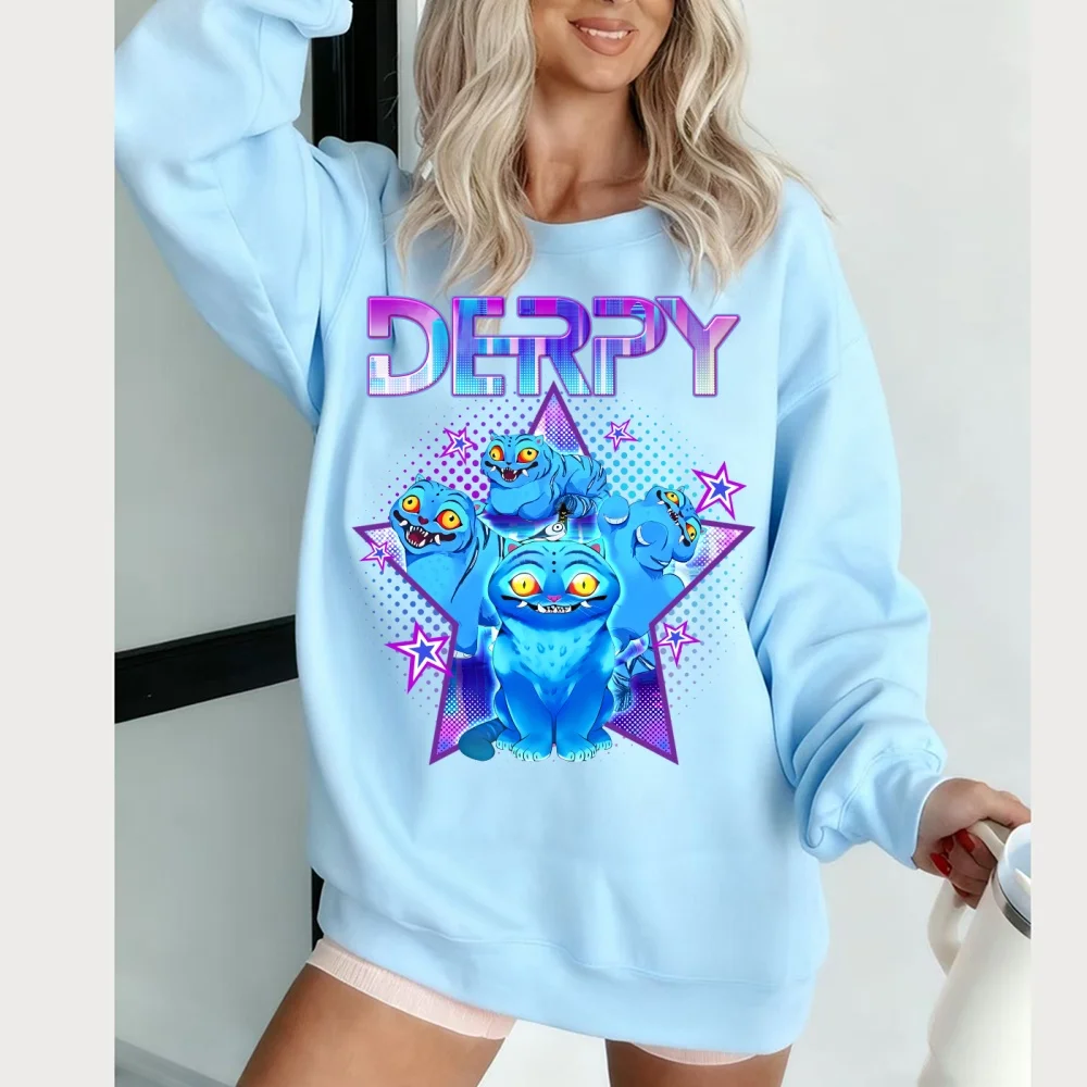 Tendenza stile street americano nuova KPop Demon Hunter pullover alla moda da uomo e da donna, comoda camicia sportiva oversize in cotone