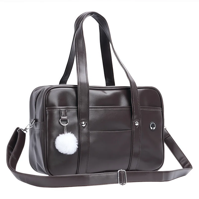 Japanese JK School Bag Women Tote Shoulder Bag Uniform Handbag Large Capacity Laptop Commuter Bag
