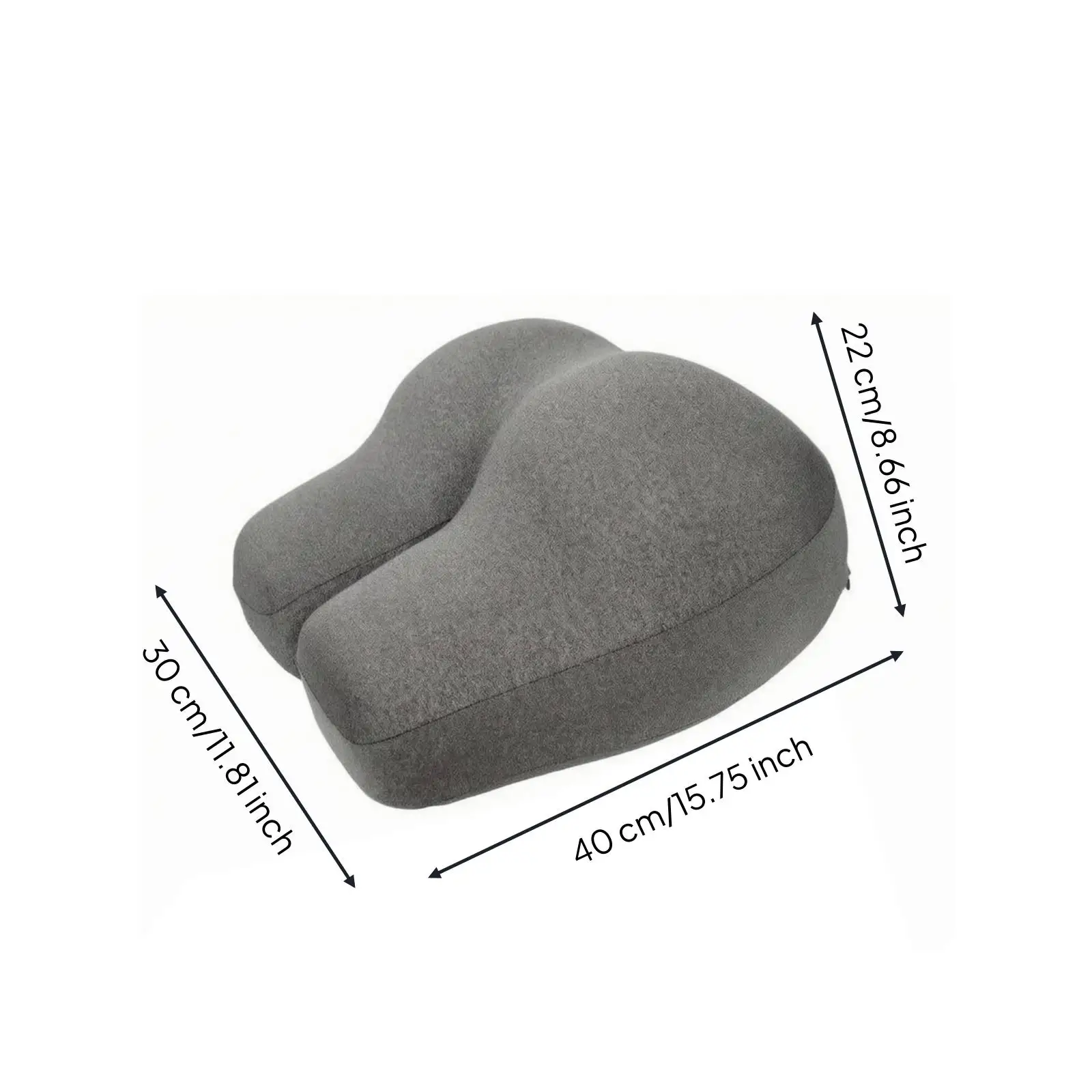Prone Sleeping Pillow High-Resilience Contoured-Shaped Pillow Textile Cover