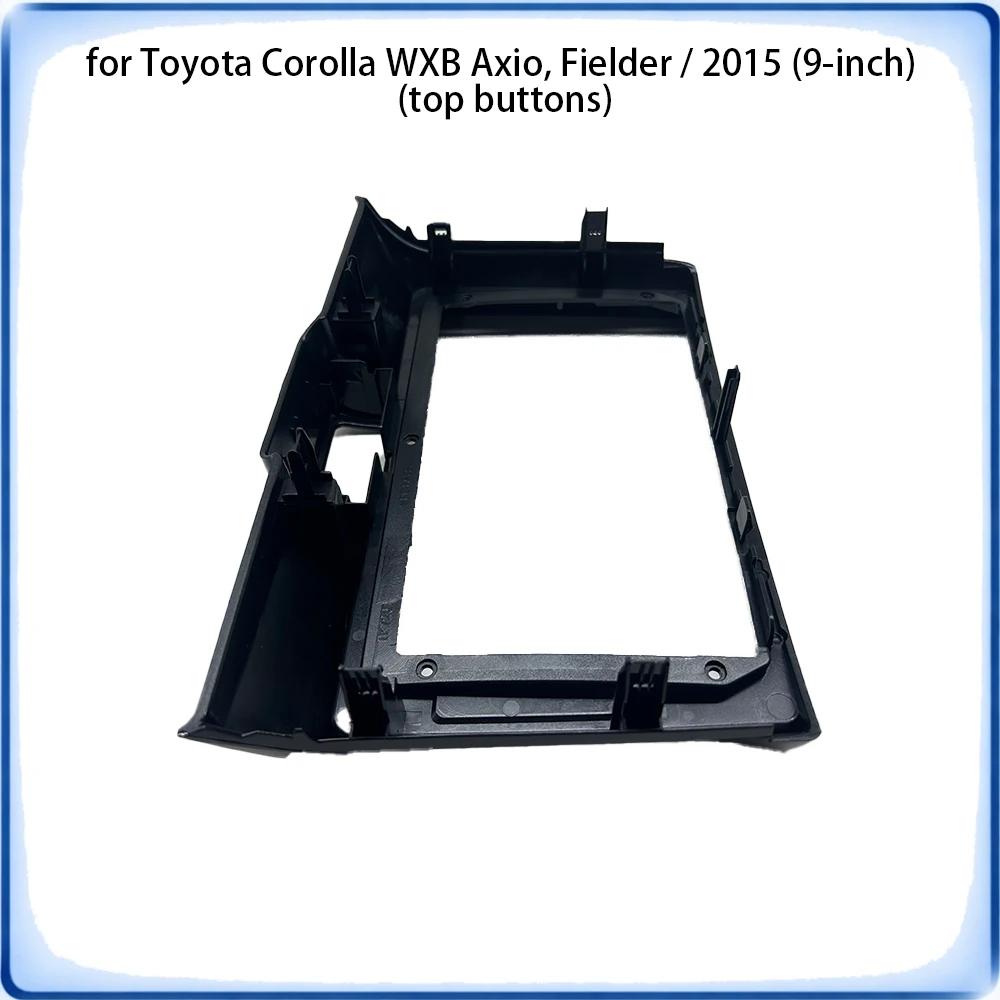 Car Radio Fascia Frame For Toyota Corolla Axio Fielder 2015 9 inch Upper Buttons Canbus Wiring Harness