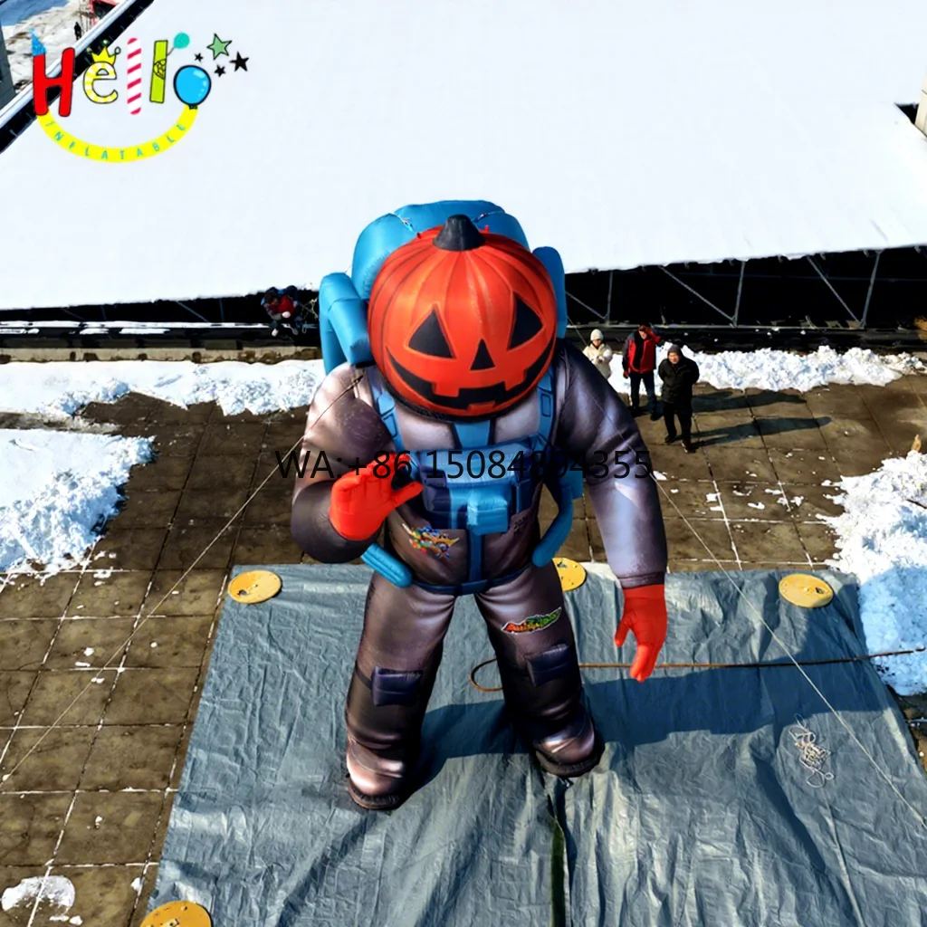 Carnival Decorative High-quality Custom Inflatable Cartoon Astronaut Model Giant Inflatable Spaceman with LED