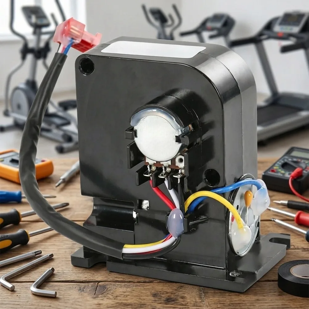 For Resistance Adjustment 9 9 6 Cm 6V Resistance Motor Replacement Motor For Treadmill Lightweight Construction