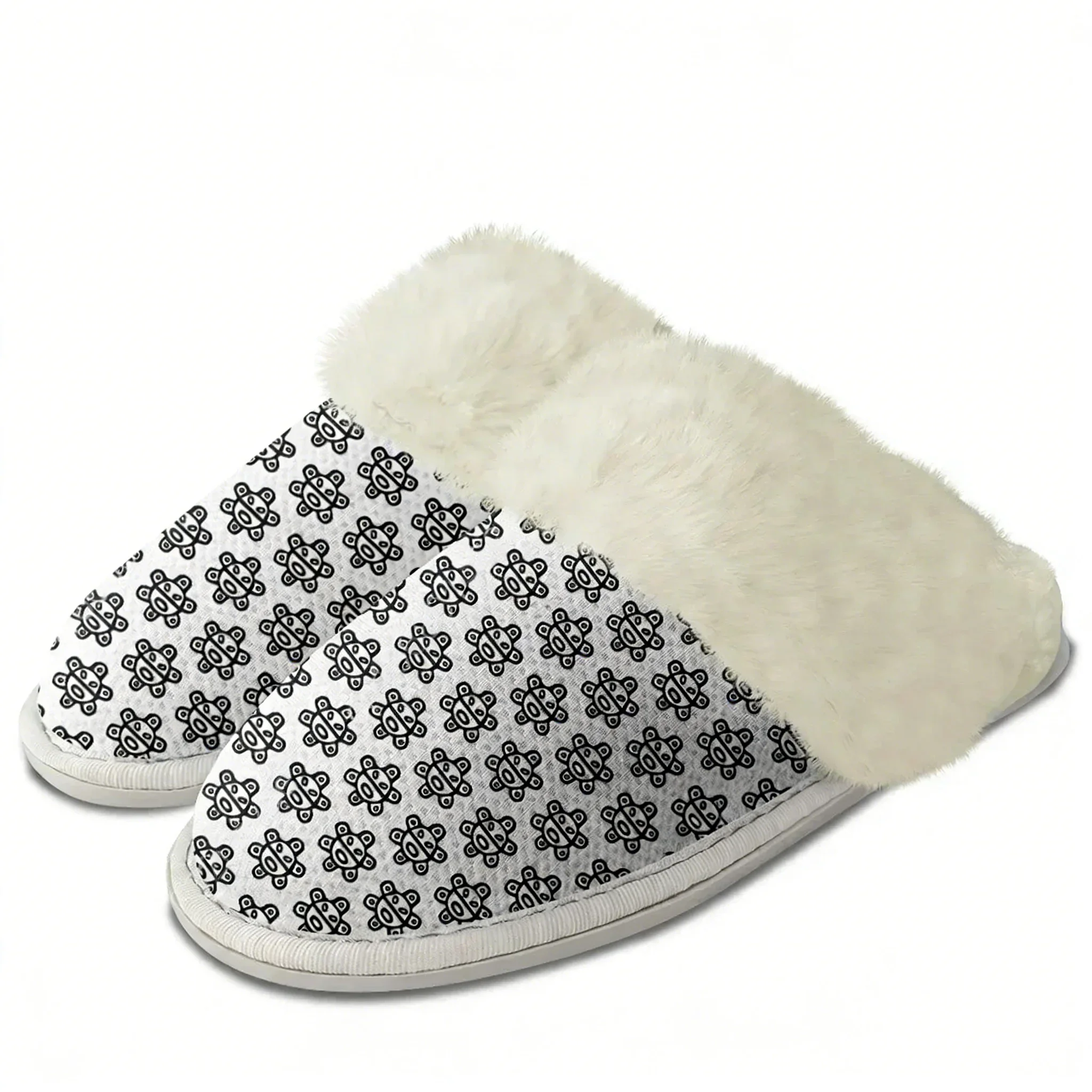 

Coqui Taino Plush Slippers Keep Warm Shoes Mens Womens Home Cotton Bedroom Customized Thermal Lightweight Slipper DIY