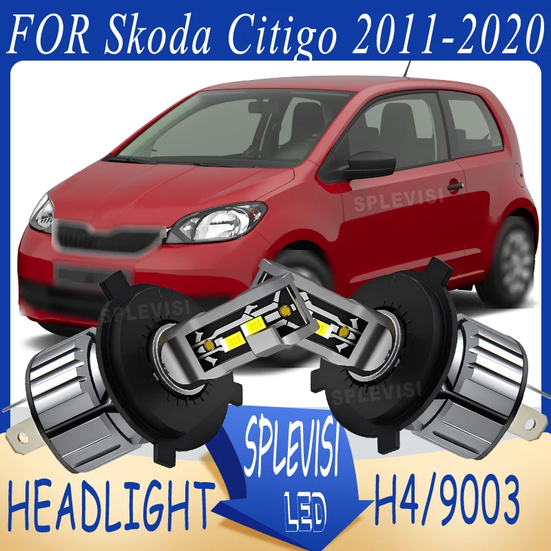 

Простая установка h4/9003 светодиодная фара дальнего/ближнего света для Skoda Citigo 2011-2020 2011 2012 2013 2014 2015 2016 2017 2018 2019 2020