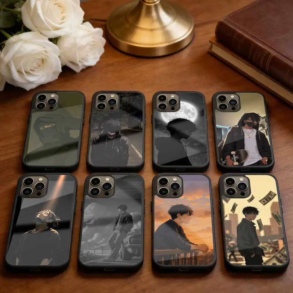 

Dark Aesthetic Chill Guy Phone Case For iPhone 14,16,15,13,17,12,Plus,Pro,Max Magnetic For Magsafe Frosted Cover