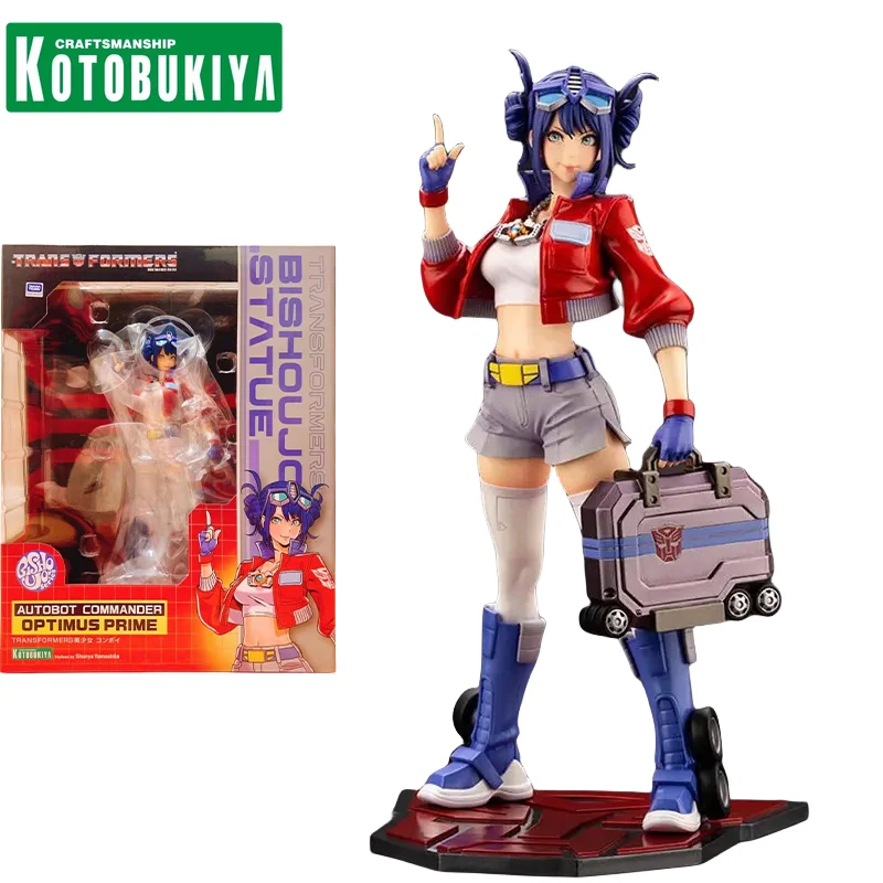 

KOTOBUKIYA Genuine Transformers Kayoing Anime Figure Optimus Prime Action Figure Toys for Kids Gift Collectible Model Ornaments