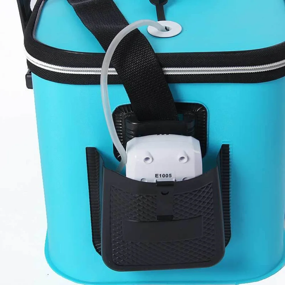 Foldable EVA Fishing Bucket, Live Fish Keeper, Multipurpose Tackle Container