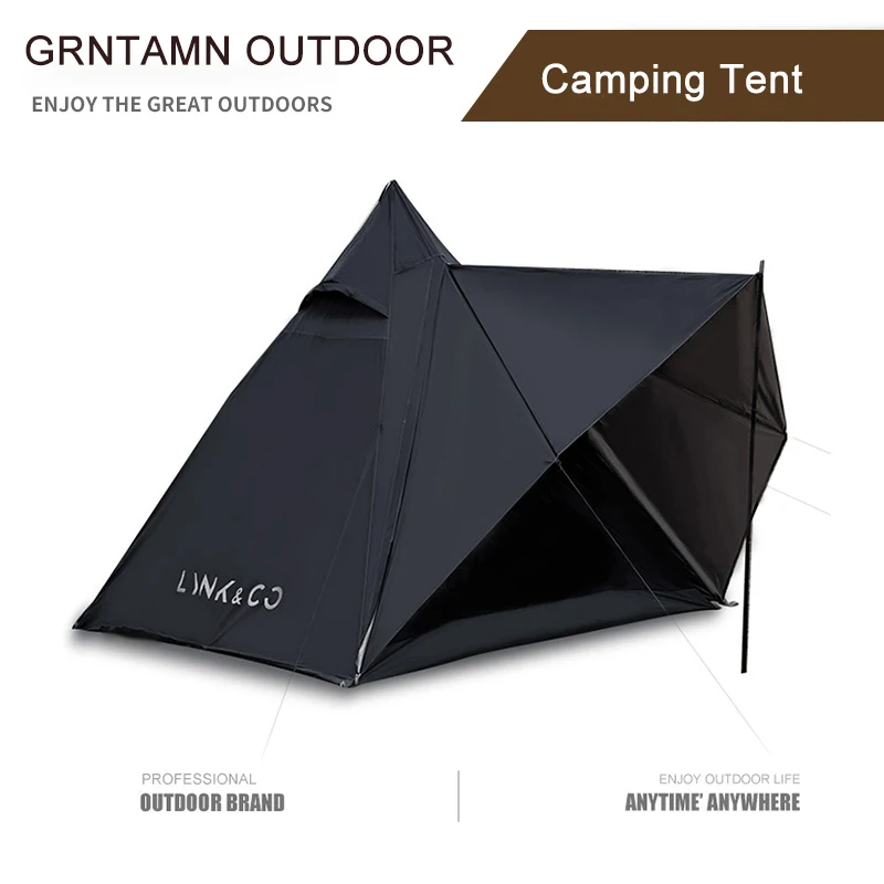 

Rainproof Pyramid Tent, Outdoor House Kits, Build to Live in, Thickened Camping, Indian Tent