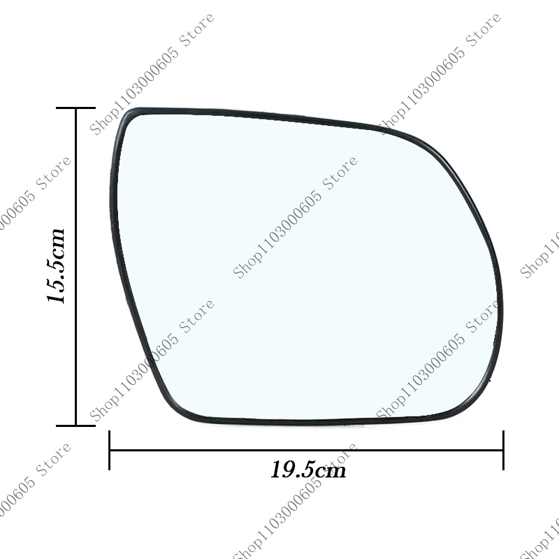 Heated Rearview Side Mirror Glass Lens For Hyundai Santa Fe 2007-2010 2011 2012 Replacement Accessories 87621-3J000 87611-3J000