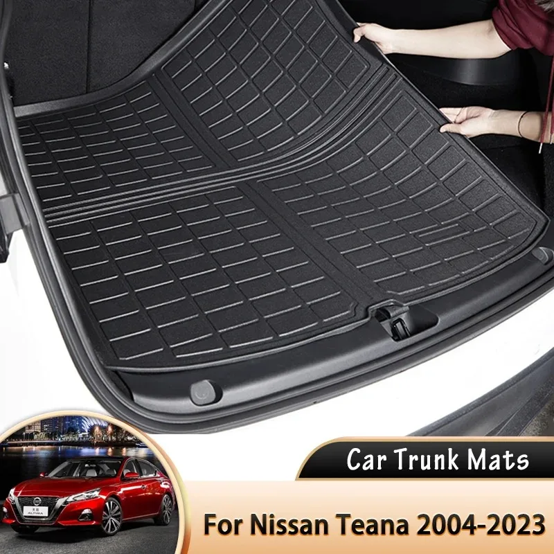 

for Nissan Teana Maxima Renault Samsung SM7 Altima J31 J32 Car Rear Trunk Mat Waterproof Protective Liner Trunk Tray Floor Mats