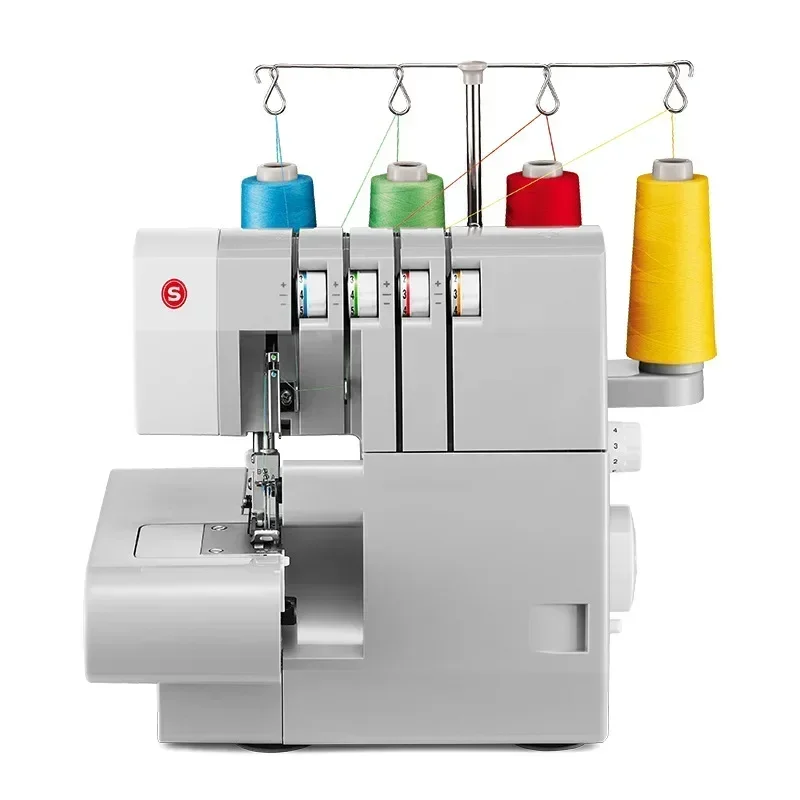 Para máquina de coser doméstica 14HD854, máquina de coser Overlock de 2/3/4 hilos con máquina de coser Overlock secreta de 220V