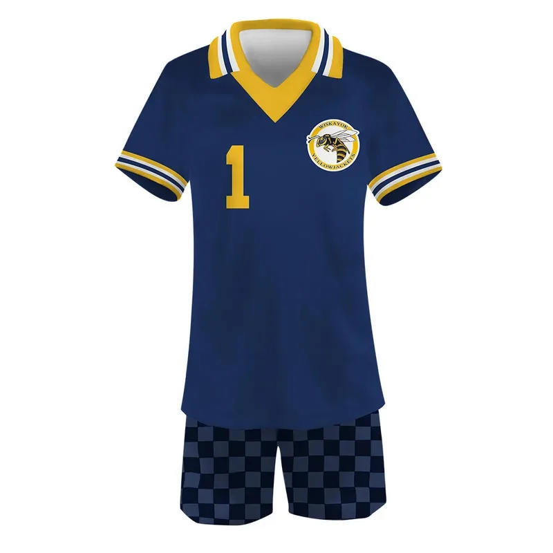 Yellowjackets-Conjunto de disfraz de Cosplay Unisex de la serie de televisión americana 3D, Polo de manga informal + pijama corto, trajes de chándal deportivo