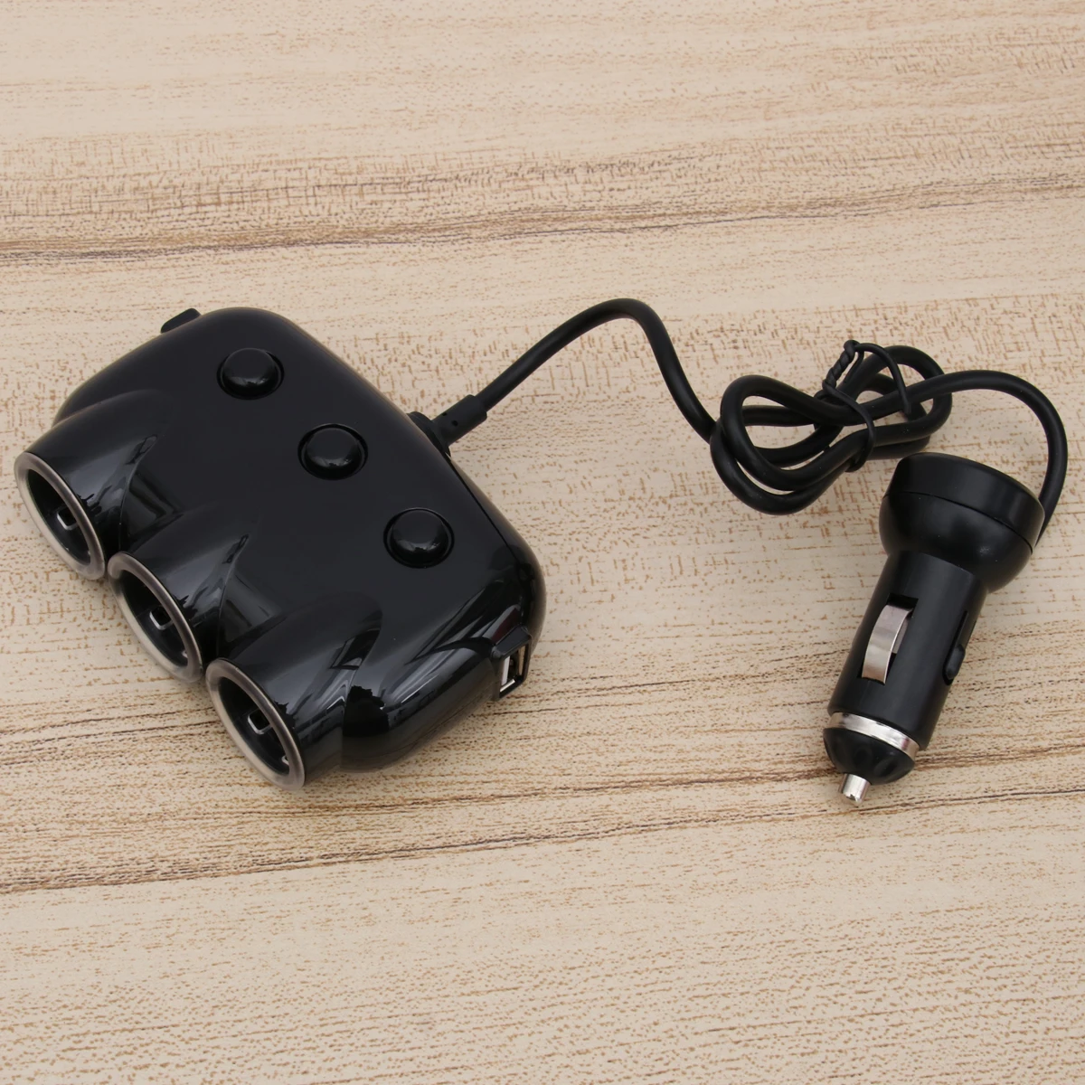 

Multi Functional Car 2 USB Ports Fast Cigarette Lighter Sockets DC Splitter Adapter Vehicle Power Supply