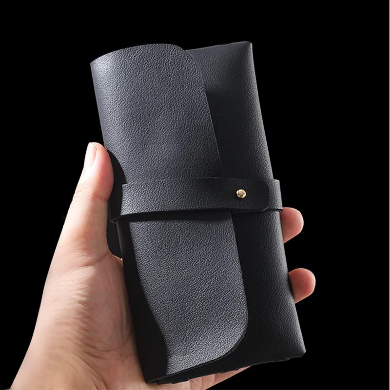 Tobacco Pouch Bag PU Leather Pipe Cigarette Holder Smoking Paper Holder Men Wallet Bag Portable Tobacco Storage Bag Gift