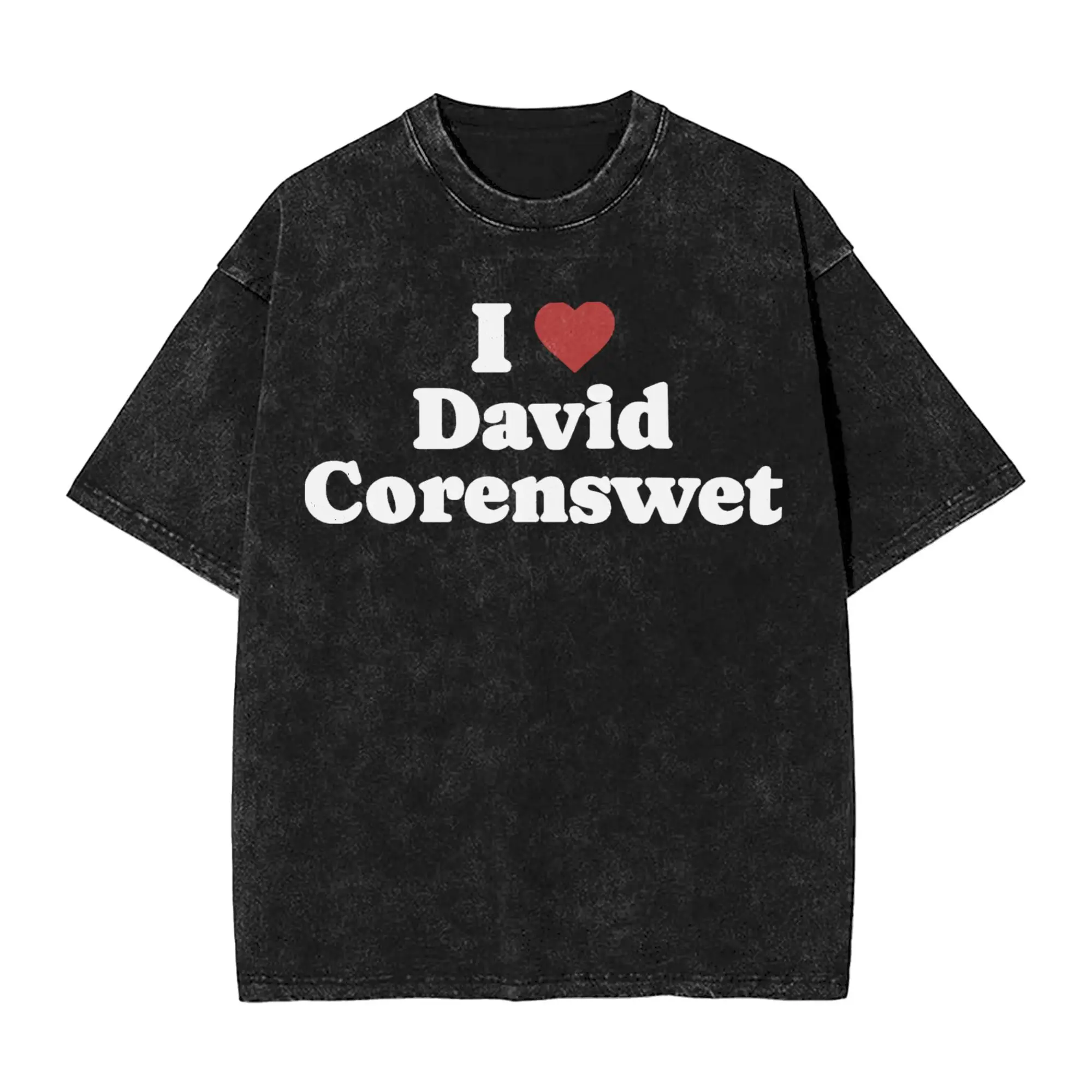 

Футболка I Love David Corenswet в стиле хип-хоп, хлопковые футболки High Street, модные мужские и женские топы, уличная летняя футболка