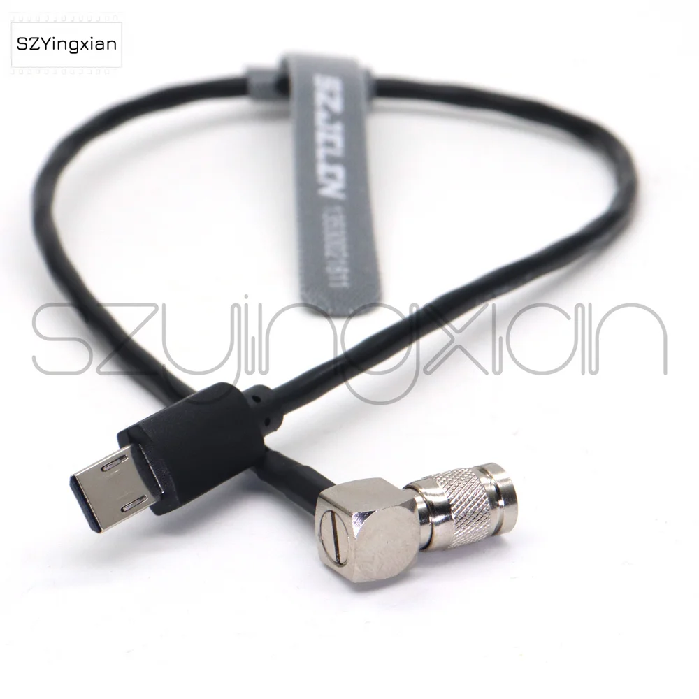 UltraSync One to Sony Camera A7M3, A7M4, A7S2, A7S3, A7R3, FX3 FX30 Time Code TC Cable, DIN 1.0/2.3 USO to Micro USB