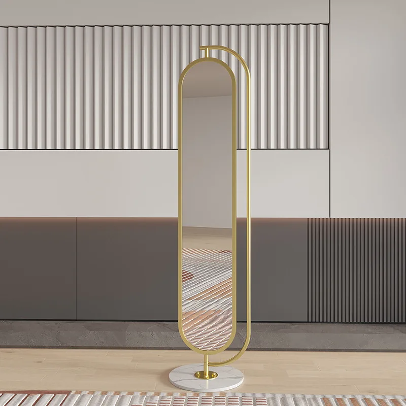 Audition mirror with hanger, full-length mirror, floor-to-ceiling full-length mirror, home clothing store display mirror, living
