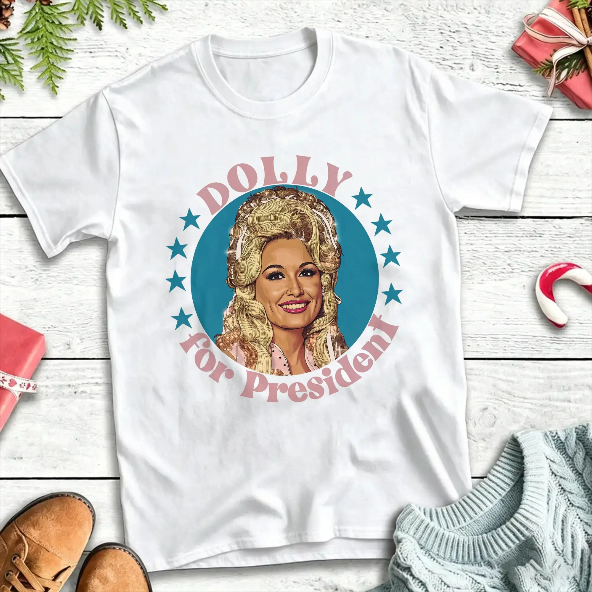 Dolly Parton T Shirt Summer  Classic T-Shirts 100% Cotton Trendy Cool Tshirt For Men's Casual Tees
