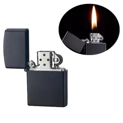 Cheap Retro Kerosene Lighter Flint Grinding Wheel Ignition Refillable Gasoline Oil Torch Lighters Smoking AccessoriesNo Kerosene