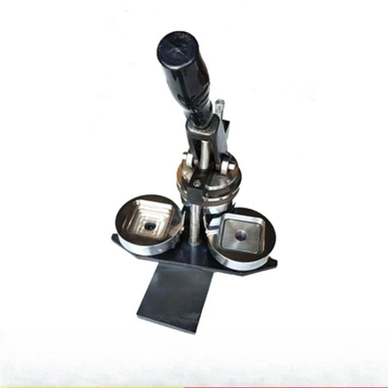 55MM square badge machine all-in-one machine badge press machine tinplate badge seal equipment
