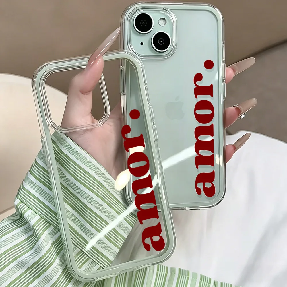 Creative Amor Handyhülle für Samsung Galaxy S26 Ultra S25 S24 edge s22 s23 Plus FE A57 A54 A55 A16 A35 A36 A37 5G Transparente Hülle – Detail 5
