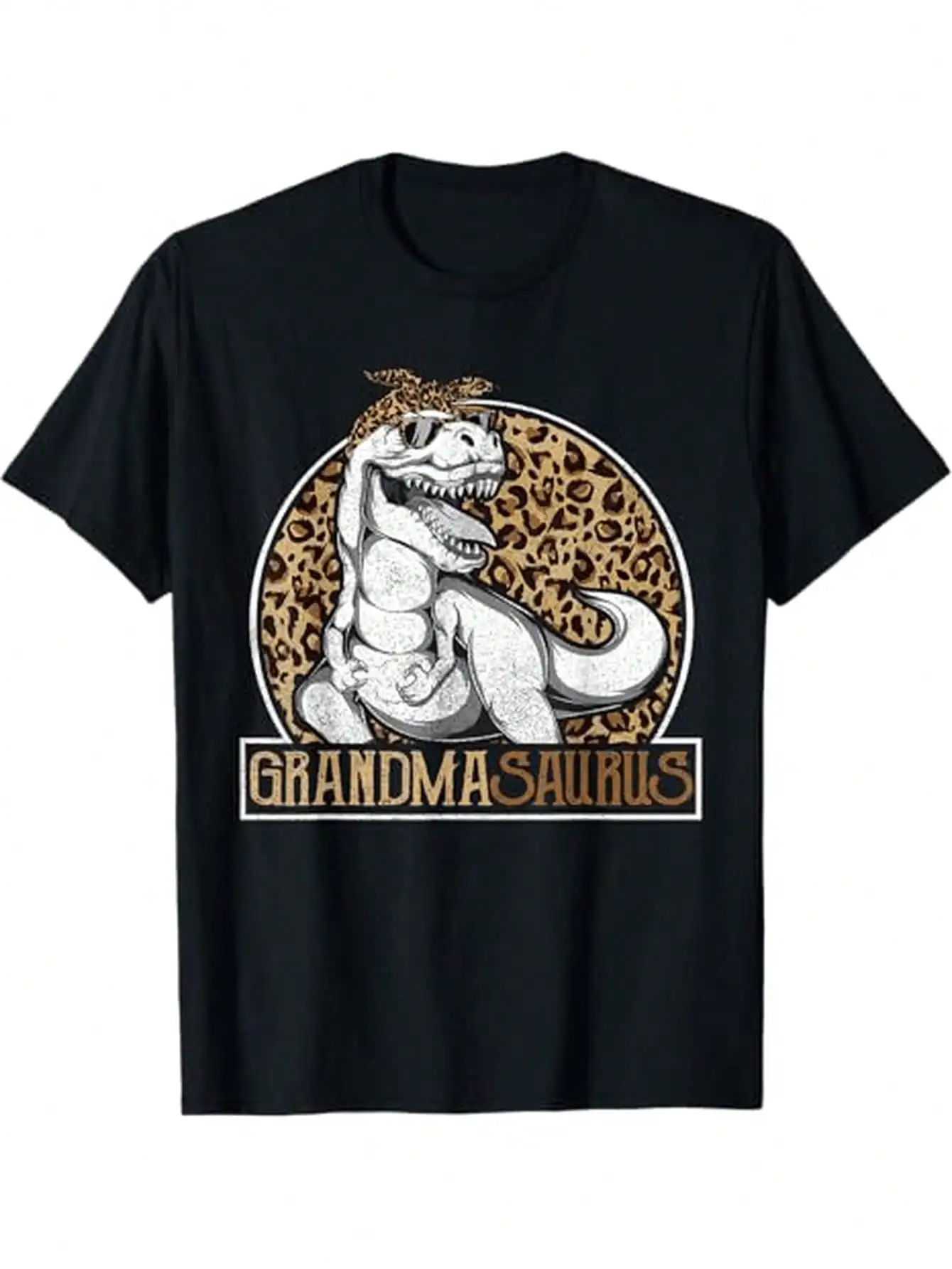 Grandmasaurus Dinosaur Grandma Leopard Shirt Mothers Day Rex T-Shirt
