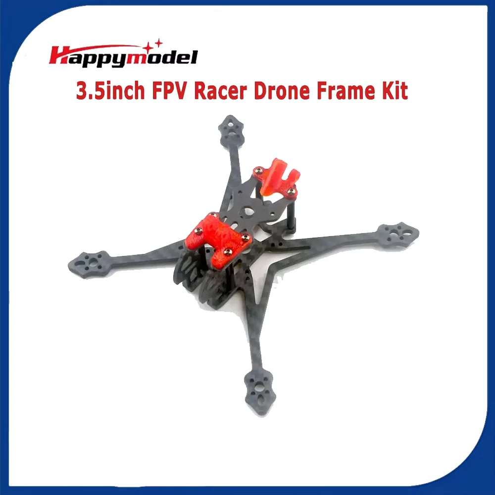 HappyModel Crux35 عالية الوضوح 3.5 بوصة FPV المتسابق الطائرة بدون طيار ألياف الكربون الإطارات أطقم لأجزاء RC كوادكوبتر RC