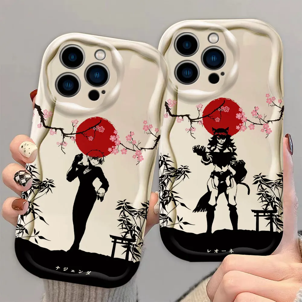 Akame Ga Kill Sunset Sakura Cream White Curve Phone Case For IPHONE 11 8 7 6 X XS S SE PRO MAX PLUS 2022 2020