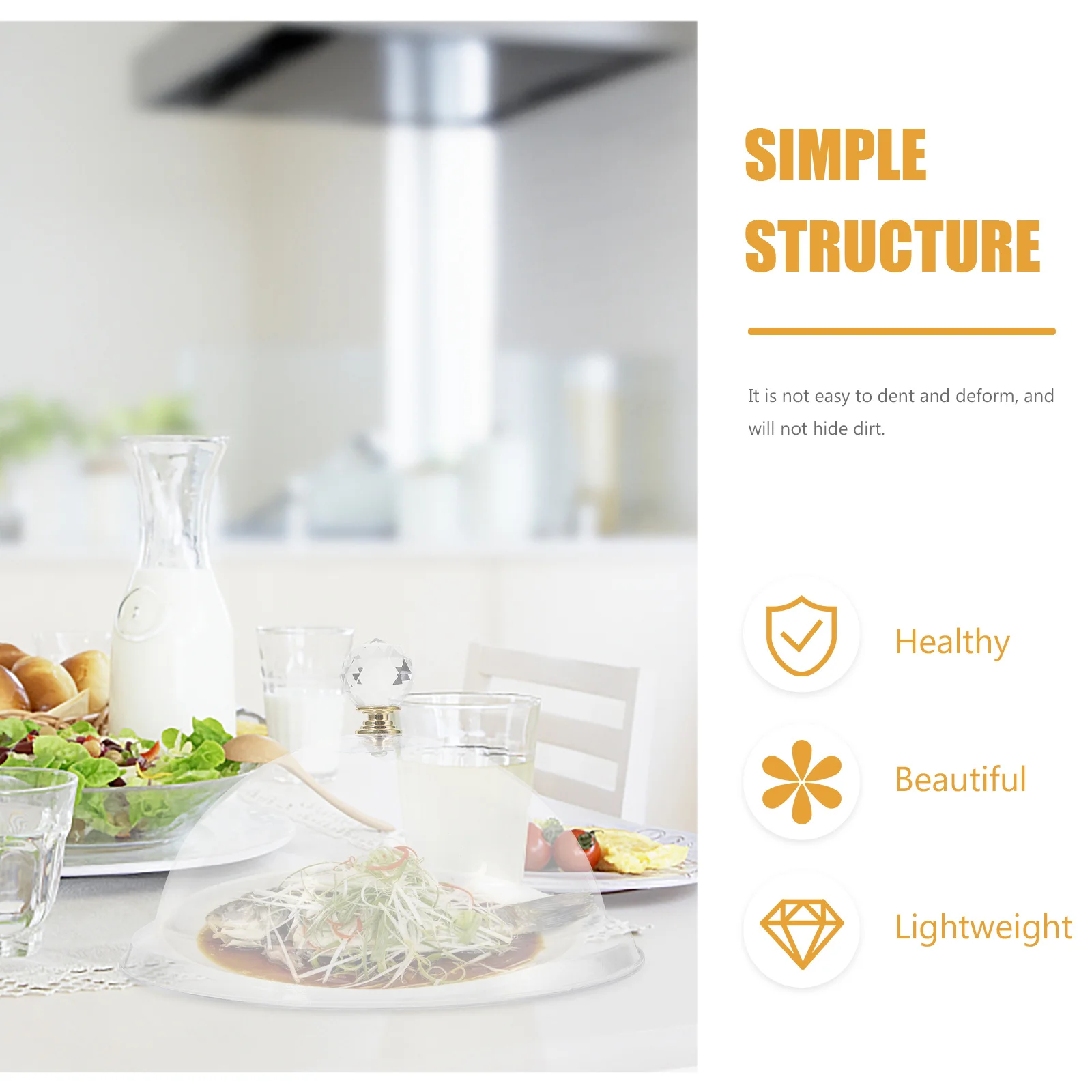 

Cake Dome Cover Clear Reusable Food Protective Lid For Dessert Display Transparent Household Cake Covers Kitchen Food