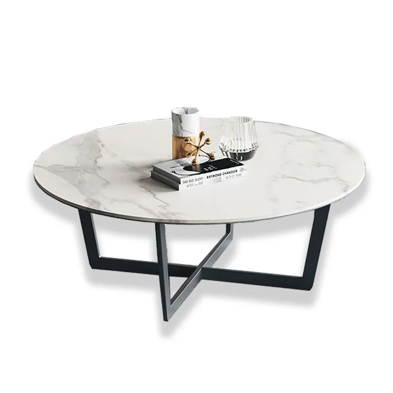 xx-﻿ Modern Coffee Table Minimalist Classic Nesting Storage Side Table Space Saving Round Coutchtisch Living Room Furniture&