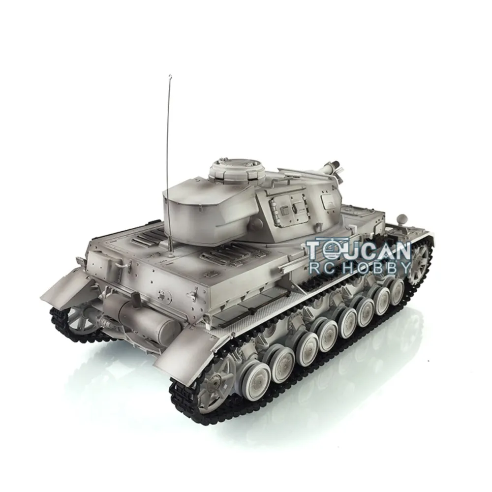 Henglong Upgraded Ver 1/16 Snow 7.0 FPV Upgraded Panzer IV F RTR RC Panzer 3858 W/360 °   Revolver-Metallschienen TH17392-SMT7