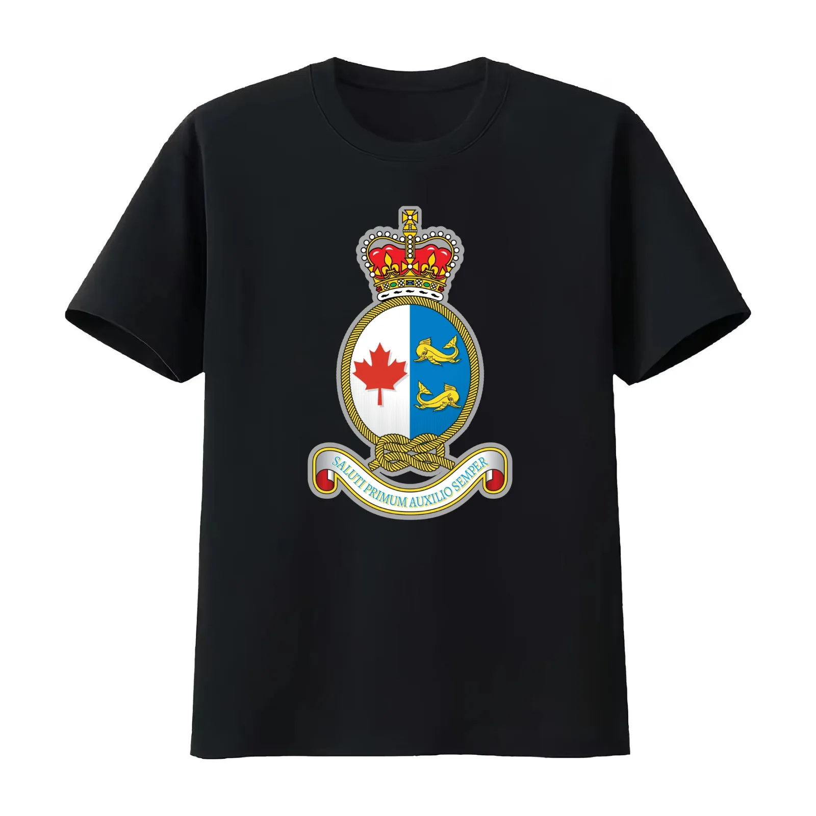 CANADIAN COAST GUARD T-Shirt Summer Casual Cotton Tee Oversized Streetwear Tops Vintage Graphic Print Loose Fit Short Sleeve