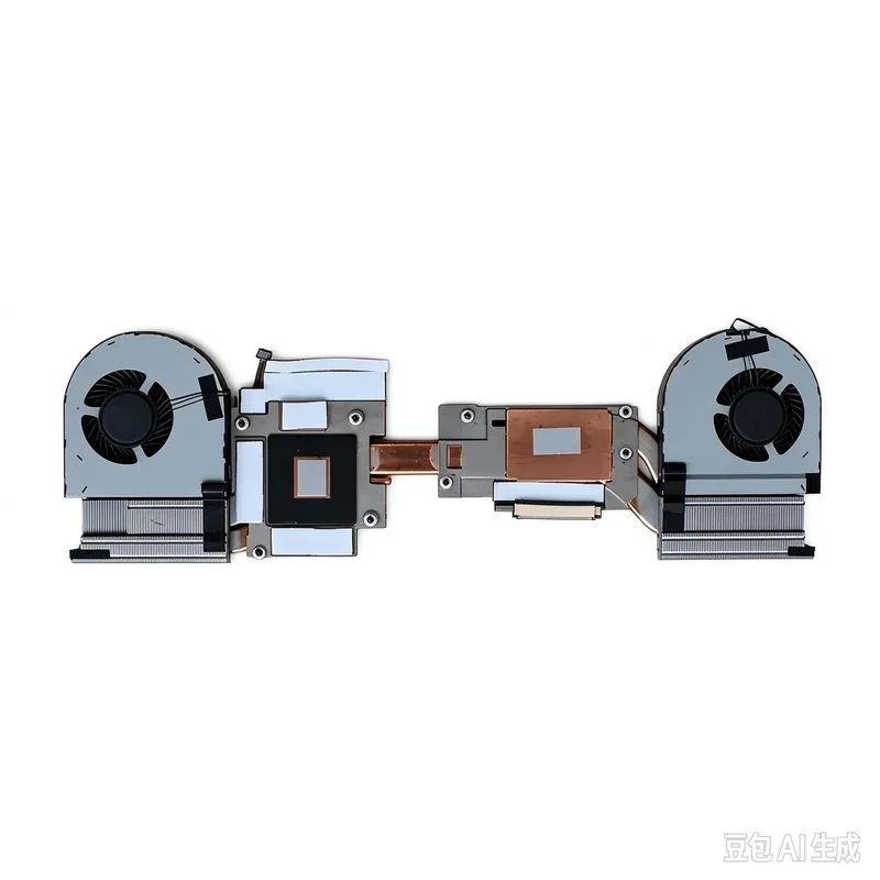 Replacement for Dell Precision 7550 FDX50-PQ 03XNJY Laptop CPU GPU Heatsink Fan 4Pin