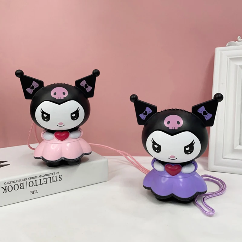 Sanrio Fans Hello Kitty Kuromi Opknoping Mini Usb Draagbare Fan Cartoon Draagbare Fans Student Handige Zomer Accessoires Cadeau