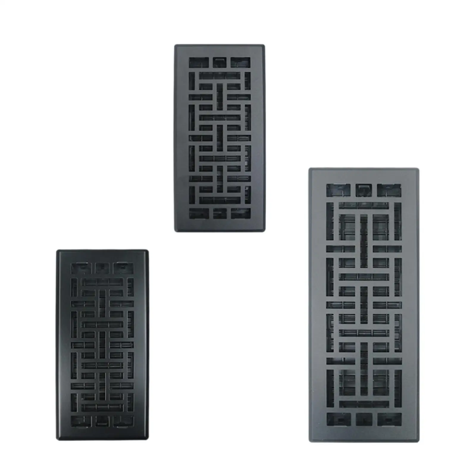 Decor Grate Register Cover Vent Grille Ventilation Grille Floor Register for Home Floor Furniture Sidewall Cabinet Vent Space