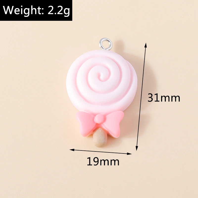 15 Stück Mix Harz Schokolade Charm Dessert Food Charms für Halskette Armband Ohrring Schlüssel bund DIY Schmuck herstellung Zubehör – Detail 8