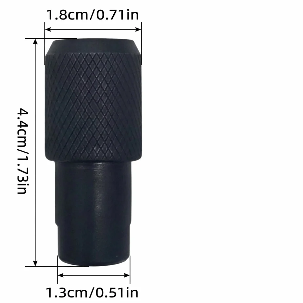 5pcs M10 Thread Angle Grinder Adapter High-Strength Alloy 6.35mm Internal Hex Quick Release Adapter Wear-Resistant Construction