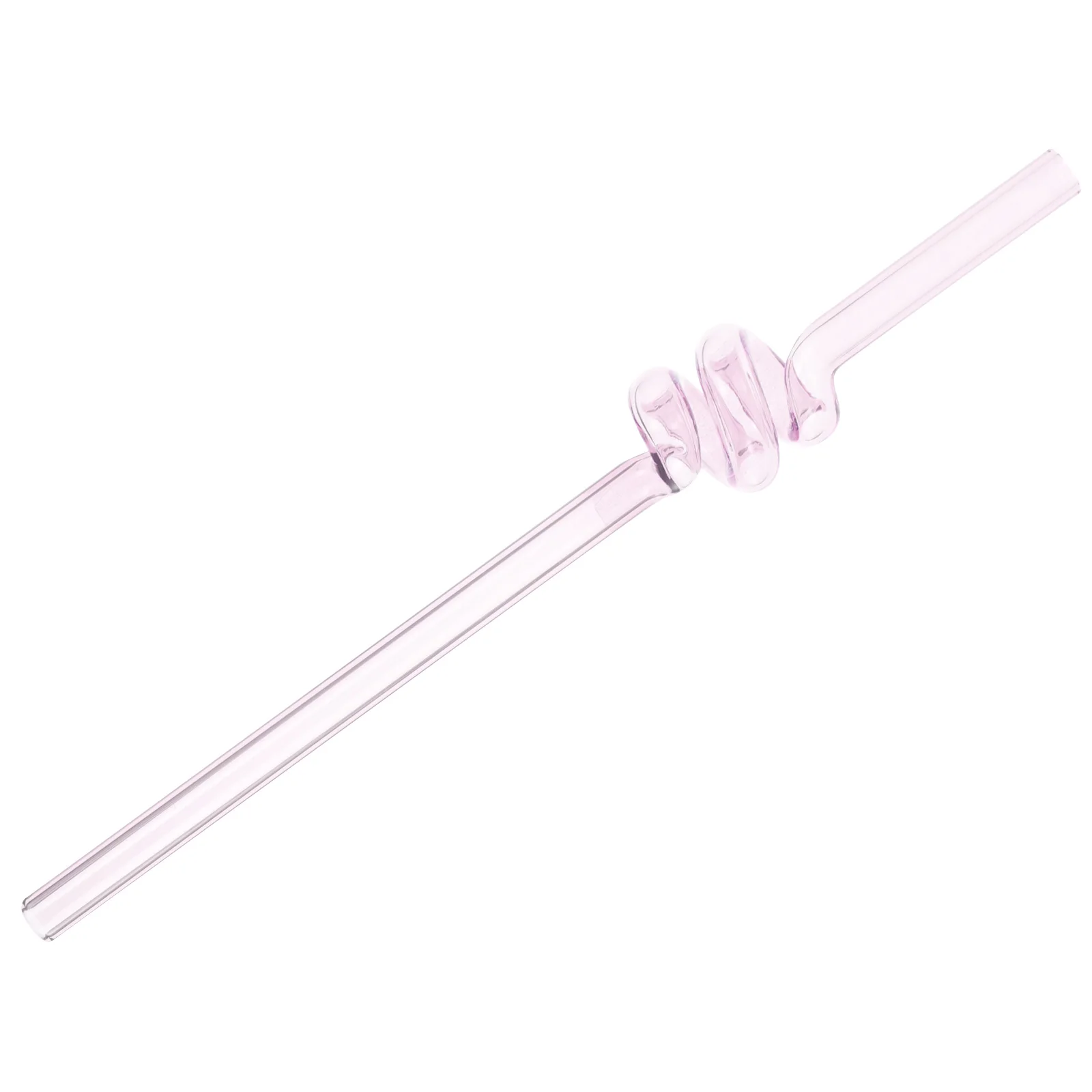 

Glass Straws Cute Cups Beverages Bubble Tea Twist Drinking Coffee Clear Smoothie Transparent Colored Reusable Heat Resistance