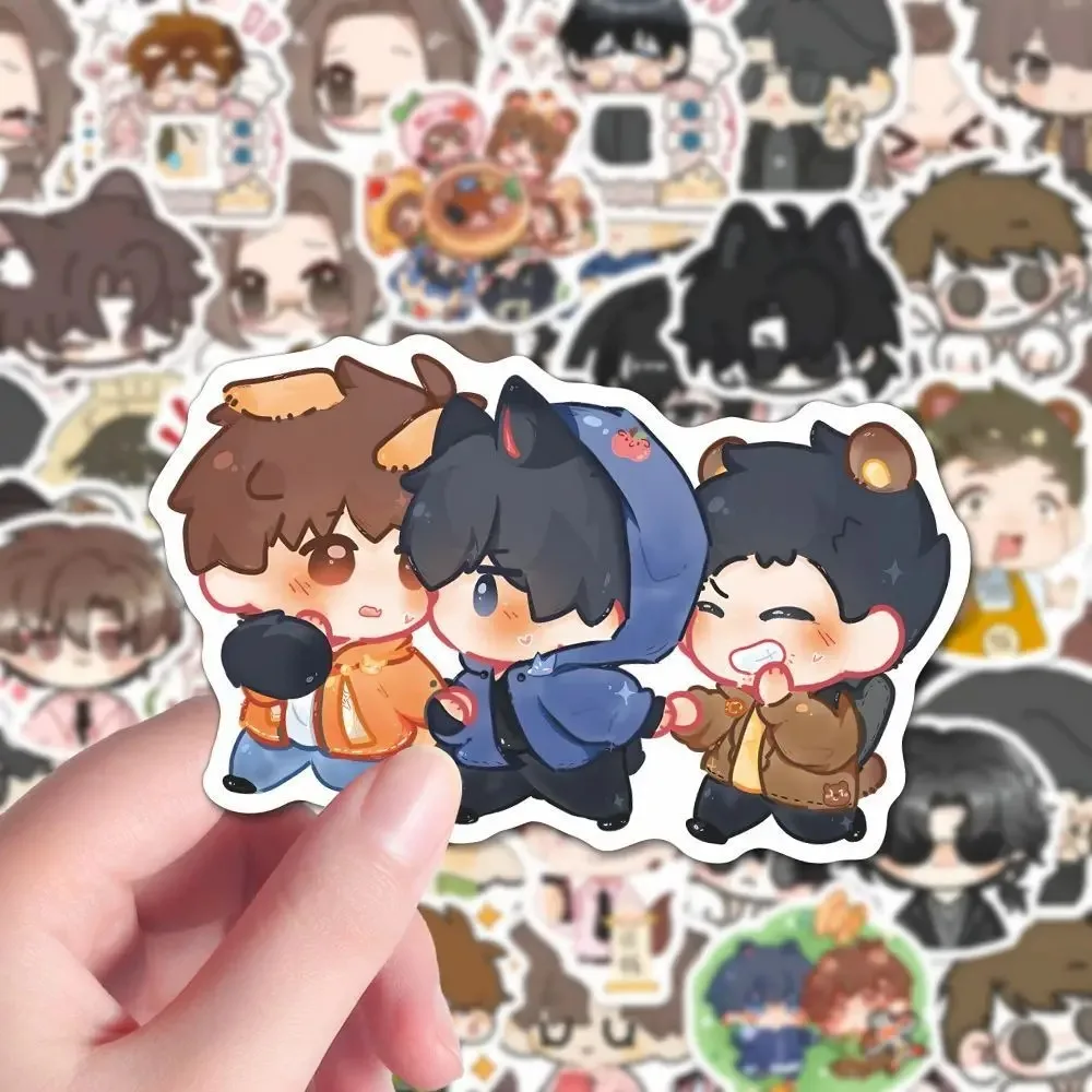 92 pçs anime romance dos desenhos animados bonito q edição adesivos decorativos caso de telefone desktop bicicleta skate computador copo água capacete