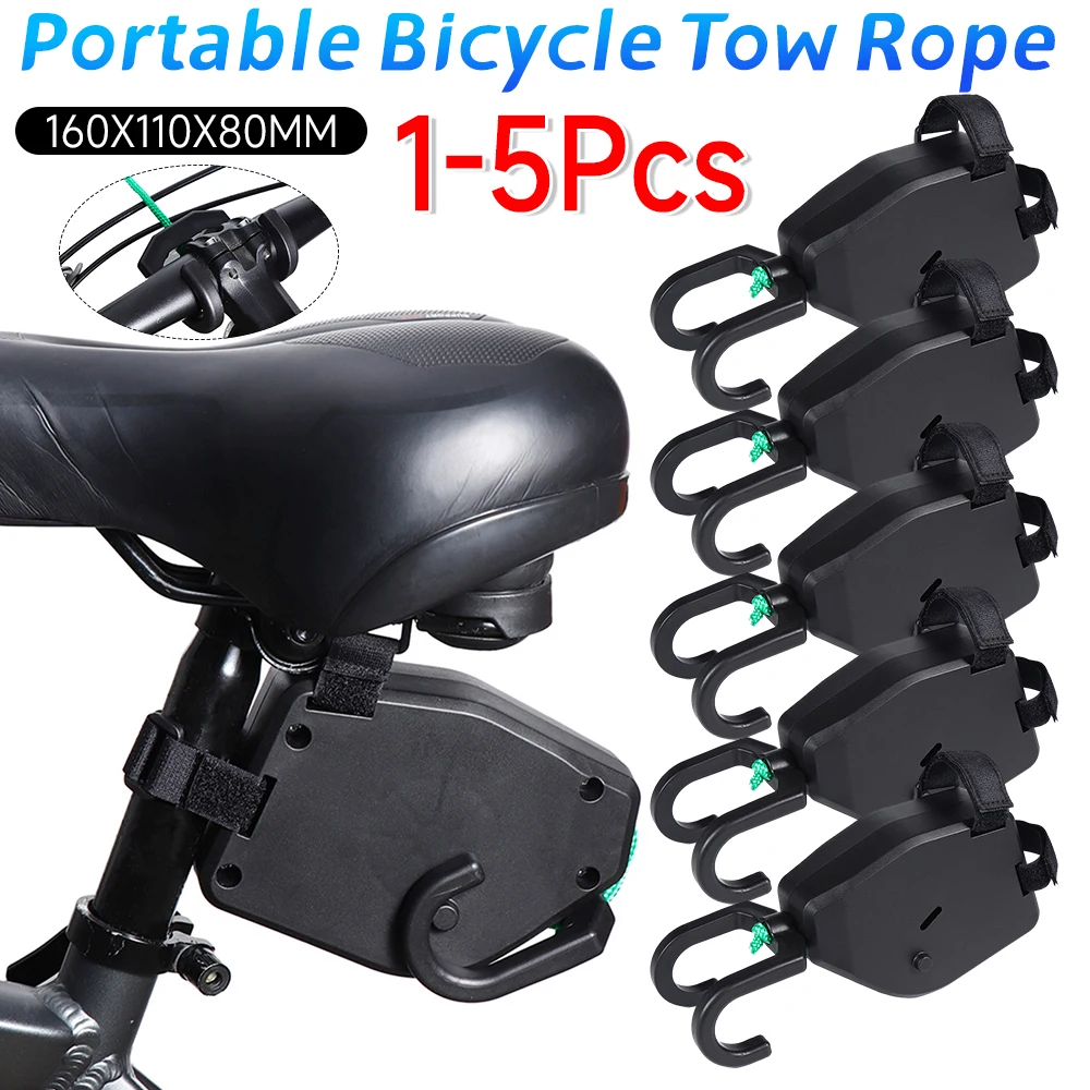 

1-5 шт. велосипедный буксирный трос, уличный трос для родителей и детей, буксировочный трос, гибкий выдвижной велосипедный трактор, инструменты для велоспорта на открытом воздухе ﻿