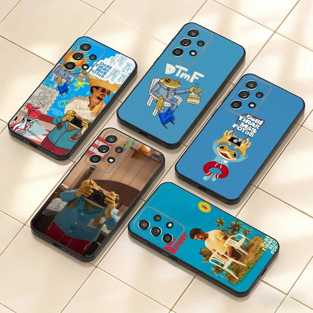 

B-Bad B-Bunnys DTMF Phone Case For Samsung S25,S24,S21,S22,S23,S30,Ultra,S20,Plus,Fe,Note,10,9,5G Black Cover