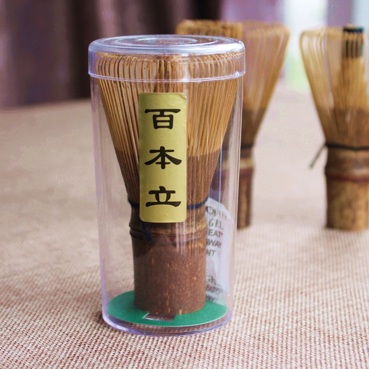 

[GRANDNESS] 100 Prongs Purple Bamboo Chasen Whisk Matcha Bamboo Whisk Handmade Japan Ceremony Tea Whisk Green Tea Powder